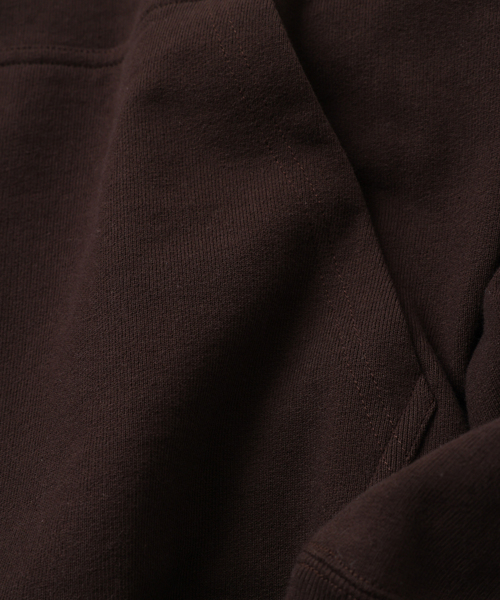 UNFOLLOW（アンフォロー）の「【FOLL / フォル】double twisted sweat zip hoodie（パーカー・メンズ・ネイビー/ブラウン・3/2）」の5枚目の写真