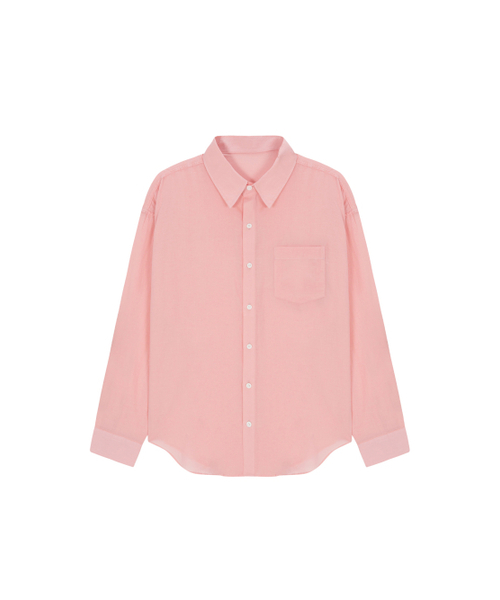 SALAD BAGUNI(サラダバグニ)の「Sheer cotton shirt - pink(シャツ/ブラウス・レディース・その他・FREE)」の1枚目の写真