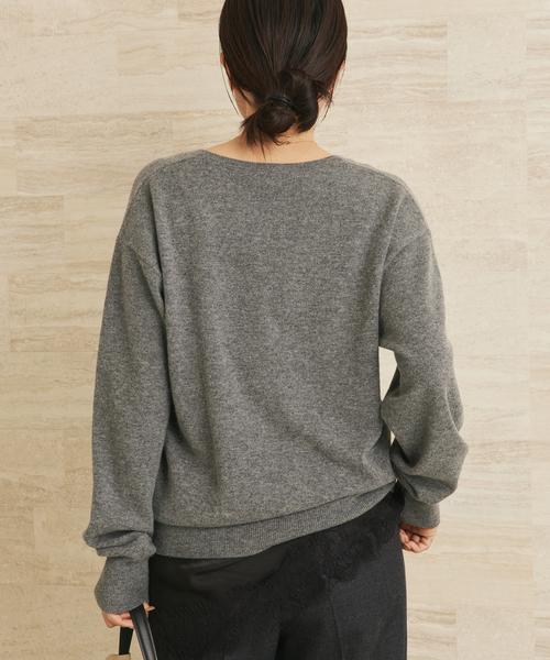 セール】W/CAS Vネックプルオーバー（ニット/セーター）｜Plage