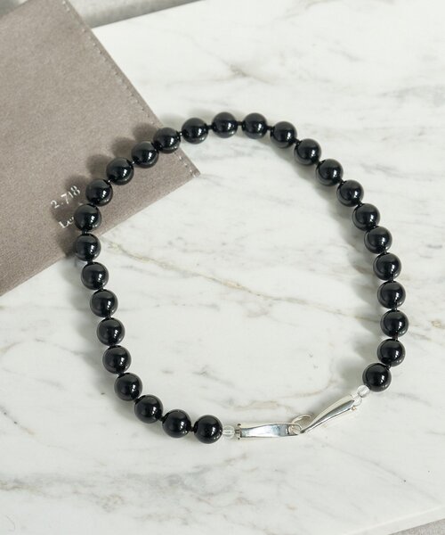 GALLARDAGALANTE（ガリャルダガランテ）の「【Lemme.×2.718】ジェムストーンネックレス（ネックレス・レディース・ブラック/イエロー・FREE）」の3枚目の写真