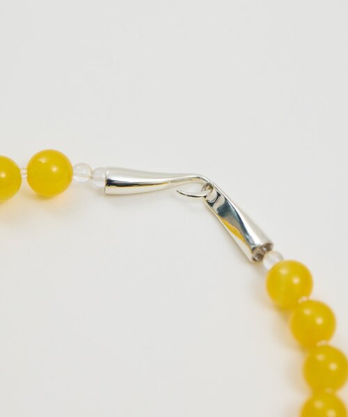 GALLARDAGALANTE（ガリャルダガランテ）の「【Lemme.×2.718】ジェムストーンネックレス（ネックレス・レディース・ブラック/イエロー・FREE）」の9枚目の写真