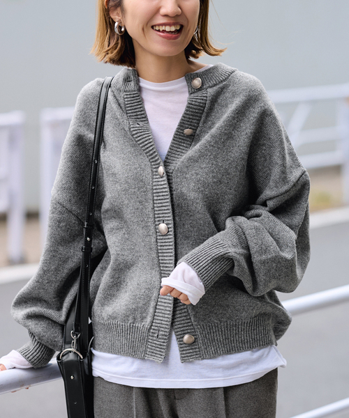 セール】≪WEB限定追加≫メタルボタン2WAYカーディガン 2
