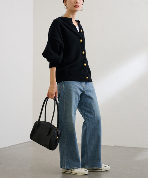 セール】≪WEB限定追加≫メタルボタン2WAYカーディガン 2