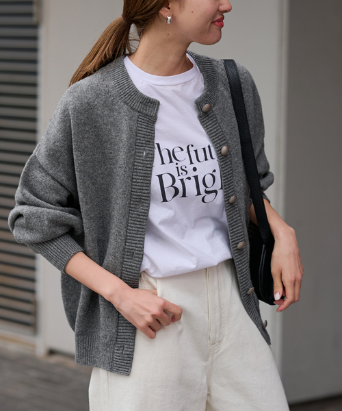 セール】≪WEB限定追加≫メタルボタン2WAYカーディガン 2