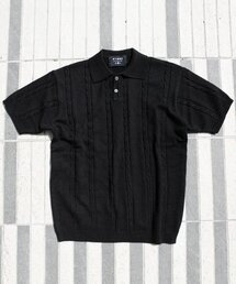 XTONZ（エクストーンズ）の「XTK016 ダッフルディール ねじりニット (ブラック)（ニット/セーター）」