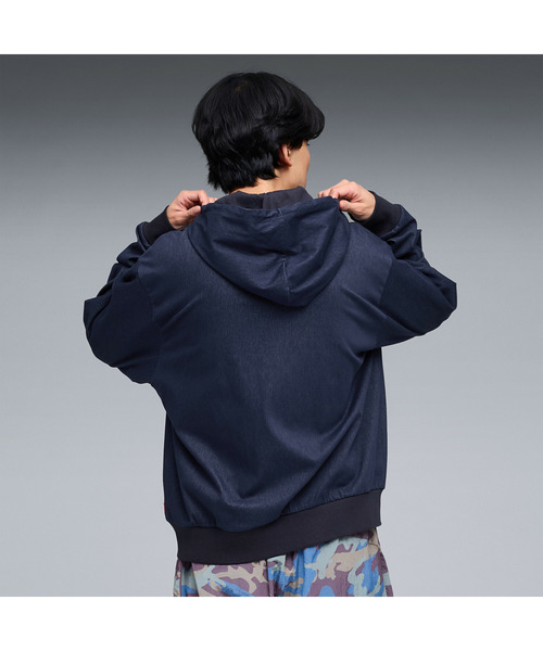 PUMA（プーマ）の「PUMA プーマ メンズ ESS エレベーテッド デニムライク フーディ（ナイロンジャケット・メンズ・ネイビー/ブラック・SMALL/X-LARGE/XX-LARGE/MEDIUM/LARGE）」の17枚目の写真