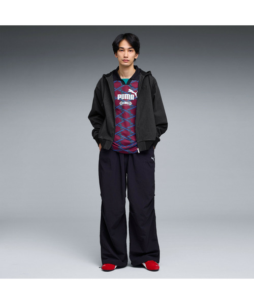 PUMA（プーマ）の「PUMA プーマ メンズ ESS エレベーテッド デニムライク フーディ（ナイロンジャケット・メンズ・ネイビー/ブラック・SMALL/X-LARGE/XX-LARGE/MEDIUM/LARGE）」の6枚目の写真
