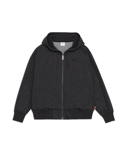PUMA（プーマ）の「PUMA プーマ メンズ ESS エレベーテッド デニムライク フーディ（ナイロンジャケット・メンズ・ネイビー/ブラック・SMALL/X-LARGE/XX-LARGE/MEDIUM/LARGE）」の8枚目の写真