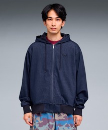 PUMA（プーマ）の「PUMA プーマ メンズ ESS エレベーテッド デニムライク フーディ DENIM LIKE H OODI（ナイロンジャケット）」