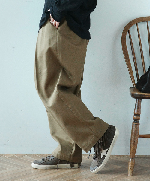 JOURNAL STANDARD LUXE（ジャーナルスタンダード　ラックス）の「Jesse's PT（その他パンツ・レディース・カーキ/ホワイト・SMALL/MEDIUM）」の2枚目の写真