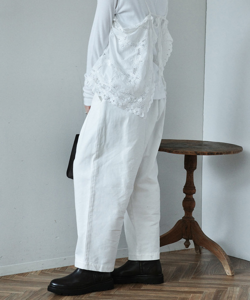 JOURNAL STANDARD LUXE（ジャーナルスタンダード　ラックス）の「Jesse's PT（その他パンツ・レディース・カーキ/ホワイト・SMALL/MEDIUM）」の3枚目の写真