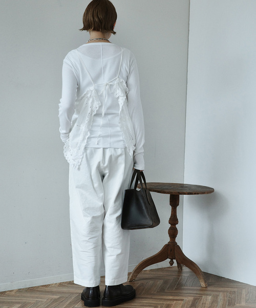 JOURNAL STANDARD LUXE（ジャーナルスタンダード　ラックス）の「Jesse's PT（その他パンツ・レディース・カーキ/ホワイト・SMALL/MEDIUM）」の5枚目の写真