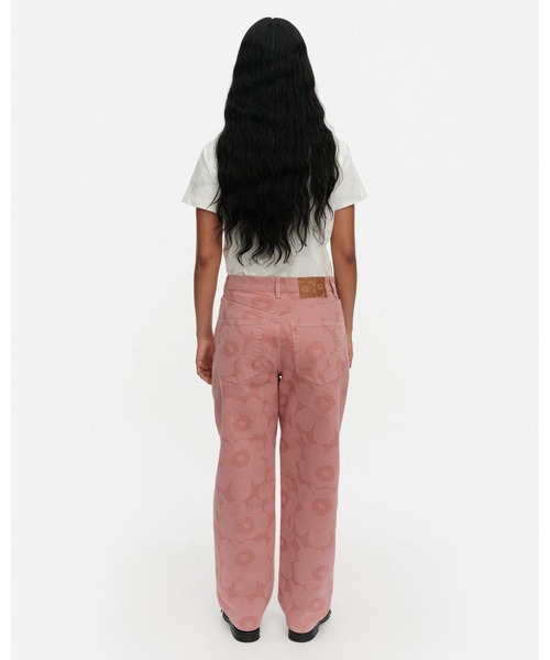 marimekko(マリメッコ)の「【Maridenim】Unikko / Barrel pants(デニムパンツ・レディース・ベビーピンク・25inch/26inch/27inch/28inch/29inch/30inch)」の3枚目の写真