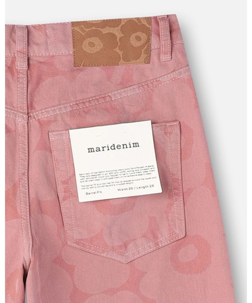 marimekko(マリメッコ)の「【Maridenim】Unikko / Barrel pants(デニムパンツ・レディース・ベビーピンク・25inch/26inch/27inch/28inch/29inch/30inch)」の9枚目の写真