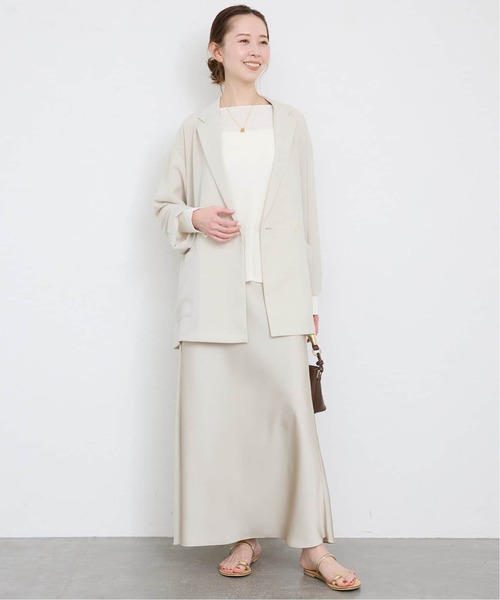 SLOBE IENA(スローブイエナ)の「《追加》リネン混畦ニット(ニット/セーター・レディース・ホワイト/ピンク/ブラック/サックスブルー・FREE)」の10枚目の写真