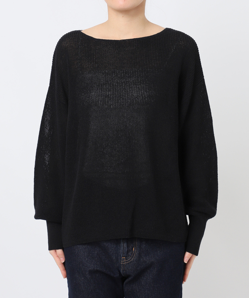 追加》リネン混畦ニット（ニット/セーター）｜SLOBE IENA