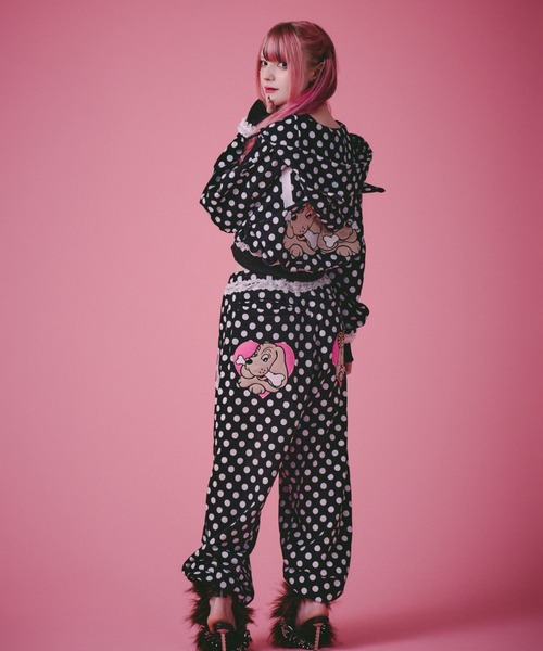 GALFY(ガルフィー)の「『GALFY/ガルフィー』ポップポップI LOVE GALパーカー【Z】(パーカー・レディース・ホワイト/ブラック・FREE)」の6枚目の写真