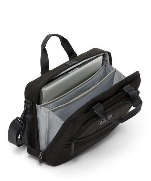 TUMI(トゥミ)の「TUMI ALPHA(アルファ) スリーウェイ・コンバーチブル・ブリーフケース(A4/PC15インチまで対応)(ビジネスバッグ・メンズ・ブラック・FREE)」の4枚目の写真