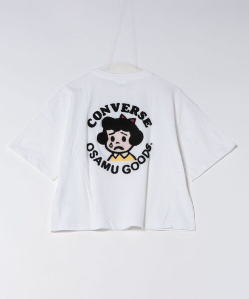 OSAMU GOODS(オサムグッズ)の「CONVERSE White×OSAMU GOODSコラボ イラストキャラクタープリント&サガラ刺繍 半袖Tシャツ/ワイドシルエット(全5柄)(Tシャツ/カットソー・レディース・ブルー系その他3/ホワイト系その他/ホワイト/ブルー系その他2/ブラック系その他2/ブラック/ブラック系その他4/ホワイト系その他3/ホワイト系その他4/ブラック系その他3/ホワイト系その他2/ブラック系その他/ブルー/ブルー系その他4・L/M)」の18枚目の写真