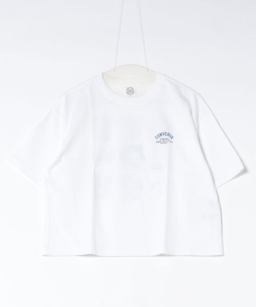 OSAMU GOODS(オサムグッズ)の「CONVERSE White×OSAMU GOODSコラボ イラストキャラクタープリント&サガラ刺繍 半袖Tシャツ/ワイドシルエット(全5柄)(Tシャツ/カットソー・レディース・ブルー系その他3/ホワイト系その他/ホワイト/ブルー系その他2/ブラック系その他2/ブラック/ブラック系その他4/ホワイト系その他3/ホワイト系その他4/ブラック系その他3/ホワイト系その他2/ブラック系その他/ブルー/ブルー系その他4・L/M)」の22枚目の写真