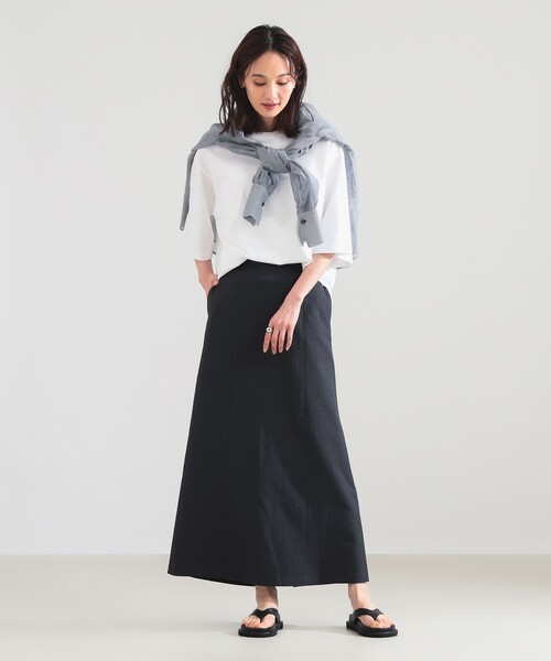 Demi-Luxe BEAMS(デミルクス ビームス)の「【6/11値下げ】AK+1 / フロント 切り替え スカート(スカート・レディース・ブラック系その他3/ブラック・38/36)」の18枚目の写真