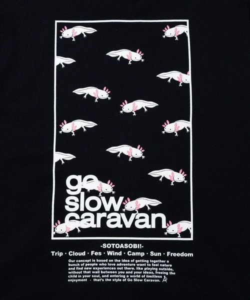 go slow caravan(ゴースローキャラバン)の「USA/C スクエアLOGO バックプリント ZIPフーディー(パーカー・メンズ・アイボリー/ブラック/ラベンダー・SMALL/MEDIUM/LARGE/X-LARGE)」の13枚目の写真