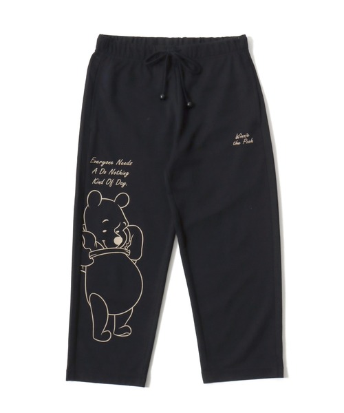 Disney(ディズニー)の「Disney(ディズニー)キャラクタープリント 七分丈 スウェットクロップドパンツ/ドライ UVカット/レディース ルームウェア ワンマイル(スウェットパンツ・レディース・ブラック/ネイビー/ベージュ/グレー・L/M)」の22枚目の写真