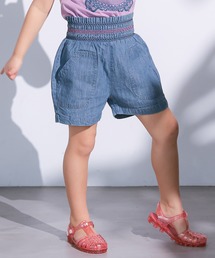 MARKEY'S | デニムスモッキングキュロットパンツ(デニムパンツ)