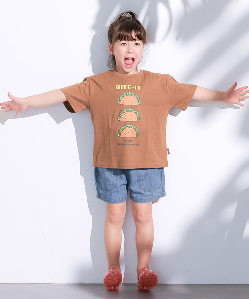MARKEY'S（マーキーズ）の「デニムスモッキングキュロットパンツ（デニムパンツ・キッズ・ネイビー/ライトブルー・140/130/120/110/100/90/80/150）」の12枚目の写真