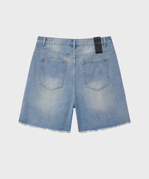 NOIRER(ノイア)の「デミジローカットハーフデニムパンツ(ライトブルー)(デニムパンツ・メンズ・その他・48/50/52)」の3枚目の写真