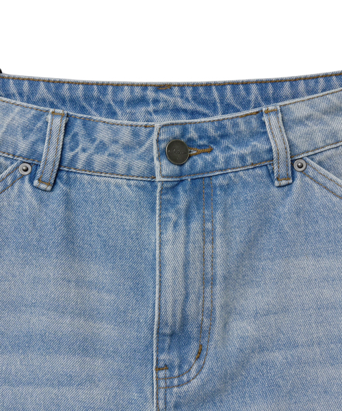 NOIRER(ノイア)の「デミジローカットハーフデニムパンツ(ライトブルー)(デニムパンツ・メンズ・その他・48/50/52)」の4枚目の写真