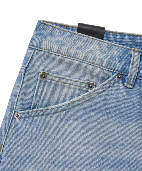 NOIRER(ノイア)の「デミジローカットハーフデニムパンツ(ライトブルー)(デニムパンツ・メンズ・その他・48/50/52)」の6枚目の写真