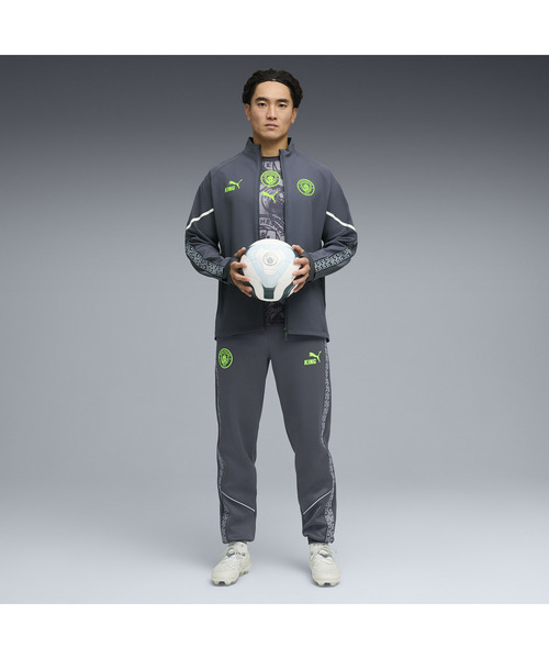 PUMA（プーマ）の「PUMA プーマ メンズ マンチェスターシティ FC キング アンセム パンツ（その他パンツ・メンズ・グリーン系その他/グレー系その他・MEDIUM/SMALL/LARGE/X-LARGE/X-SMALL）」の12枚目の写真