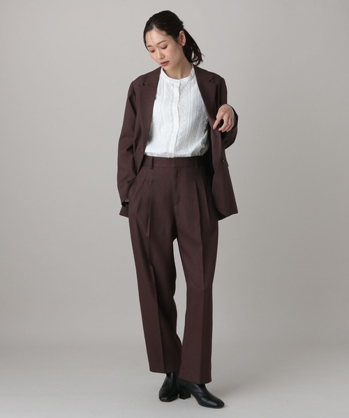 GLOBAL WORK(グローバルワーク)の「MATINEE LINE/フロントレースシャツ/632534(シャツ/ブラウス・レディース・ブラック/ブルー系その他/ホワイト系その他2・MEDIUM/LARGE)」の13枚目の写真