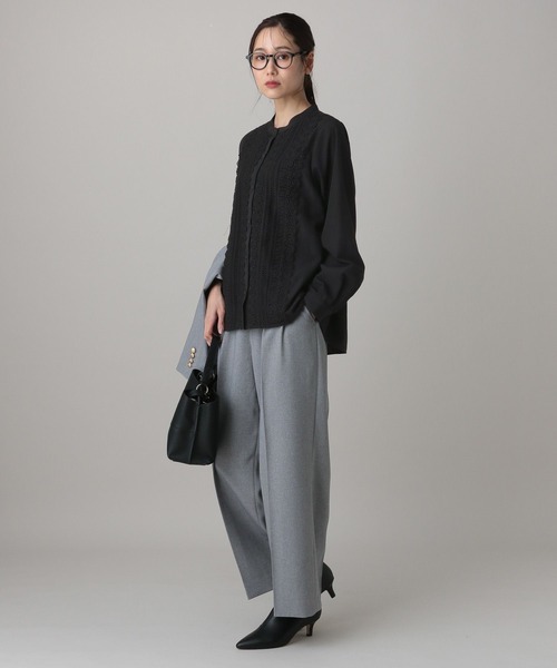 GLOBAL WORK(グローバルワーク)の「MATINEE LINE/フロントレースシャツ/632534(シャツ/ブラウス・レディース・ブラック/ブルー系その他/ホワイト系その他2・MEDIUM/LARGE)」の18枚目の写真