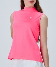 <LADIES>バックロゴUV速乾ノースリプルオーバー