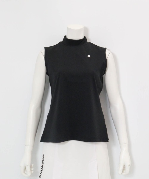 archivio(アルチビオ)の「<LADIES>バックロゴUV速乾ノースリプルオーバー(タンクトップ・レディース・ベージュ/ブラック/ホワイト/ピンク・L/M/S)」の3枚目の写真