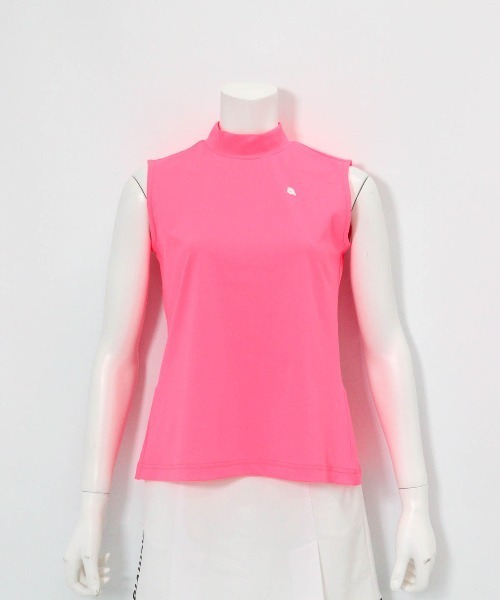 archivio(アルチビオ)の「<LADIES>バックロゴUV速乾ノースリプルオーバー(タンクトップ・レディース・ベージュ/ブラック/ホワイト/ピンク・L/M/S)」の9枚目の写真