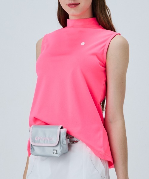 archivio(アルチビオ)の「<LADIES>バックロゴUV速乾ノースリプルオーバー(タンクトップ・レディース・ベージュ/ブラック/ホワイト/ピンク・L/M/S)」の11枚目の写真