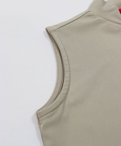 archivio(アルチビオ)の「<LADIES>バックロゴUV速乾ノースリプルオーバー(タンクトップ・レディース・ベージュ/ブラック/ホワイト/ピンク・L/M/S)」の20枚目の写真