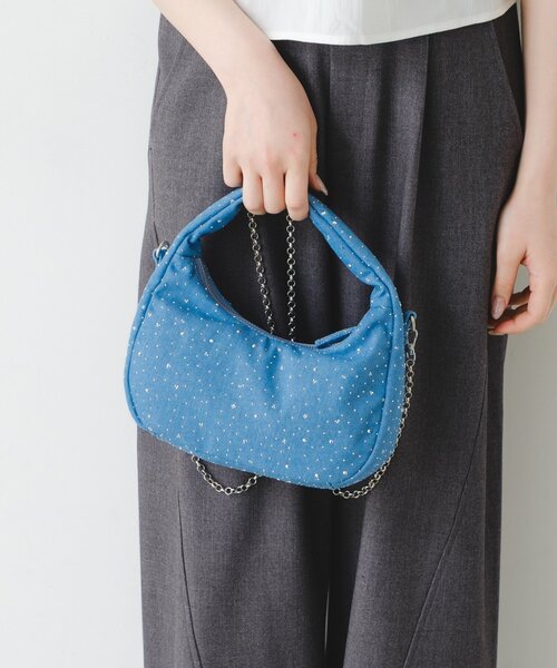 Kastane(カスタネ)の「【2026SSカタログ/500mlペットボトル収納可】ワンハンドル2WAYバッグ(ハンドバッグ・レディース・レモンイエロー/ブラック/ブルー系その他・FREE)」の3枚目の写真