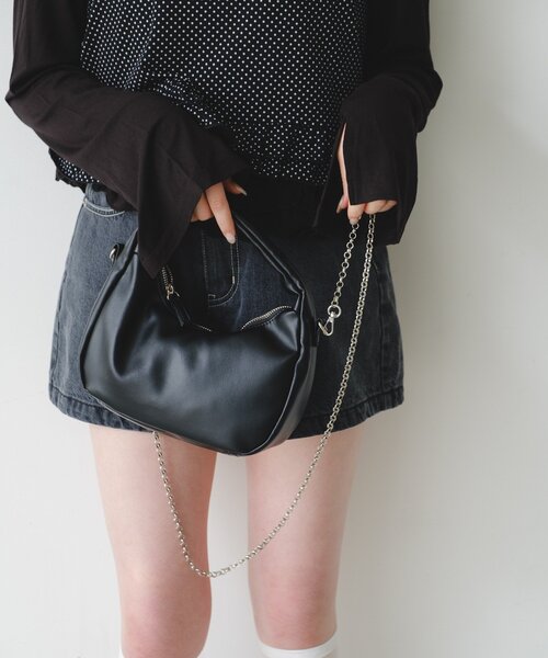 Kastane(カスタネ)の「【2026SSカタログ/500mlペットボトル収納可】ワンハンドル2WAYバッグ(ハンドバッグ・レディース・レモンイエロー/ブラック/ブルー系その他・FREE)」の13枚目の写真