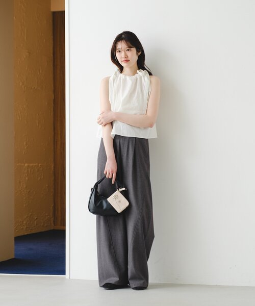 Kastane(カスタネ)の「【2026SSカタログ/500mlペットボトル収納可】ワンハンドル2WAYバッグ(ハンドバッグ・レディース・レモンイエロー/ブラック/ブルー系その他・FREE)」の17枚目の写真