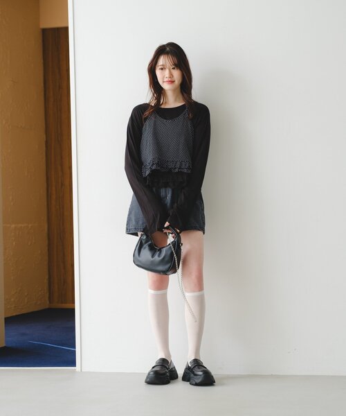 Kastane(カスタネ)の「【2026SSカタログ/500mlペットボトル収納可】ワンハンドル2WAYバッグ(ハンドバッグ・レディース・レモンイエロー/ブラック/ブルー系その他・FREE)」の18枚目の写真