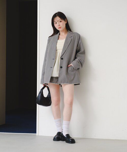 Kastane(カスタネ)の「【2026SSカタログ/500mlペットボトル収納可】ワンハンドル2WAYバッグ(ハンドバッグ・レディース・レモンイエロー/ブラック/ブルー系その他・FREE)」の20枚目の写真