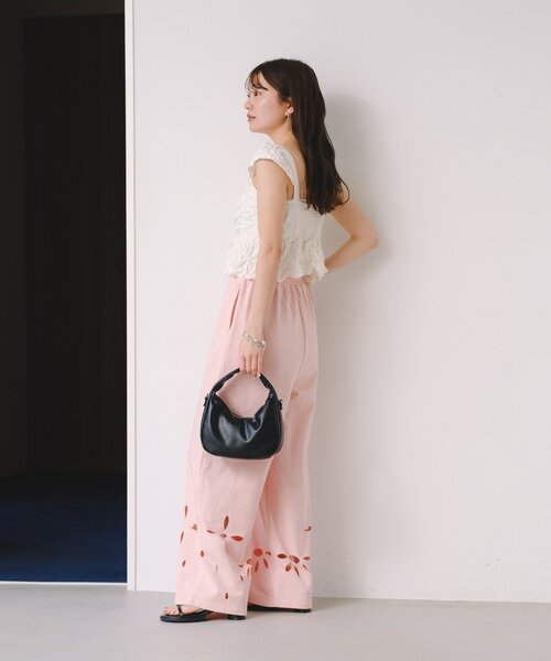 Kastane(カスタネ)の「【2026SSカタログ/500mlペットボトル収納可】ワンハンドル2WAYバッグ(ハンドバッグ・レディース・レモンイエロー/ブラック/ブルー系その他・FREE)」の21枚目の写真