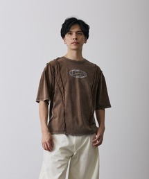 オーバルロゴ 半袖 グランジ Tシャツ