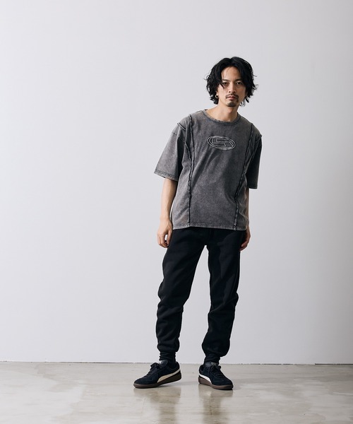 improves（インプローブス）の「オーバルロゴ 半袖 グランジ Tシャツ（Tシャツ/カットソー・メンズ・ブラウン/ブラック・X-LARGE/LARGE/MEDIUM/SMALL）」の15枚目の写真