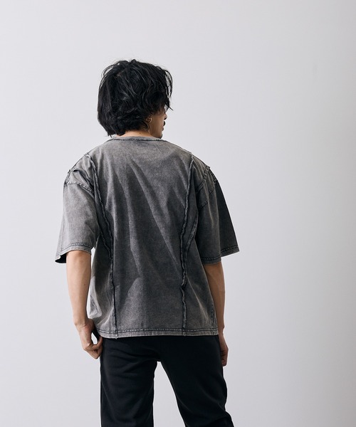 improves（インプローブス）の「オーバルロゴ 半袖 グランジ Tシャツ（Tシャツ/カットソー・メンズ・ブラウン/ブラック・X-LARGE/LARGE/MEDIUM/SMALL）」の8枚目の写真