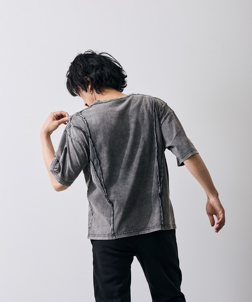 improves（インプローブス）の「オーバルロゴ 半袖 グランジ Tシャツ（Tシャツ/カットソー・メンズ・ブラウン/ブラック・X-LARGE/LARGE/MEDIUM/SMALL）」の10枚目の写真